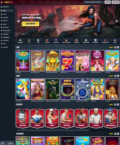 AllySpin Casino Review 2025