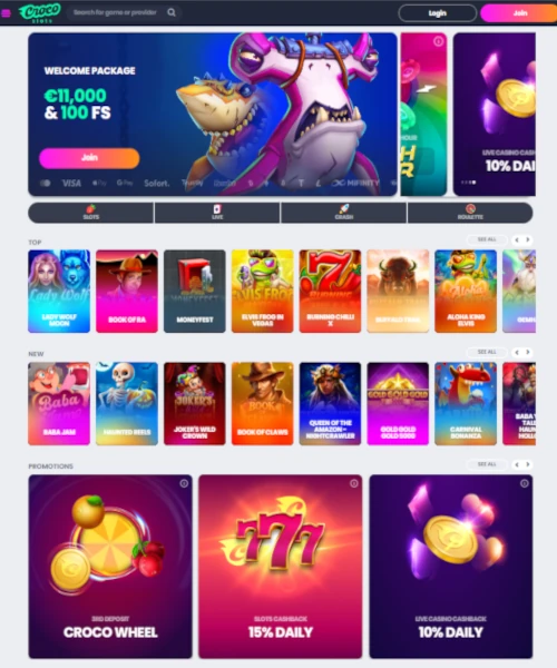 CrocoSlots Casino Review 2024