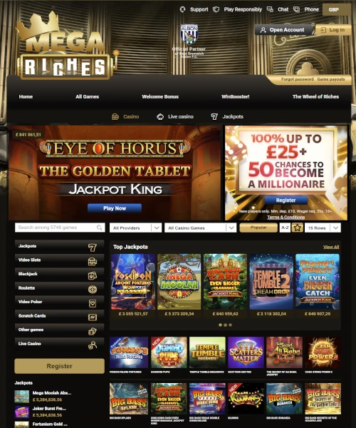 Mega Riches Casino Review 2025