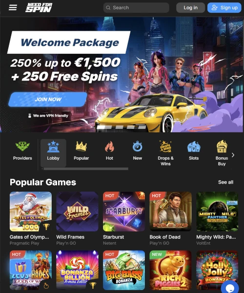 Need For Spin Casino Review 2025