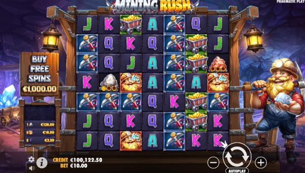 Mining Rush gameplay