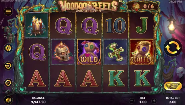 Voodoo Reels gameplay